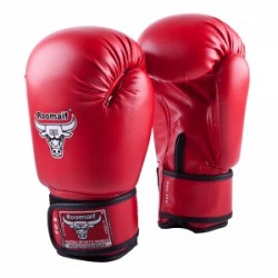 Перчатки боксерские Roomaif RBG-102 Кожа красные