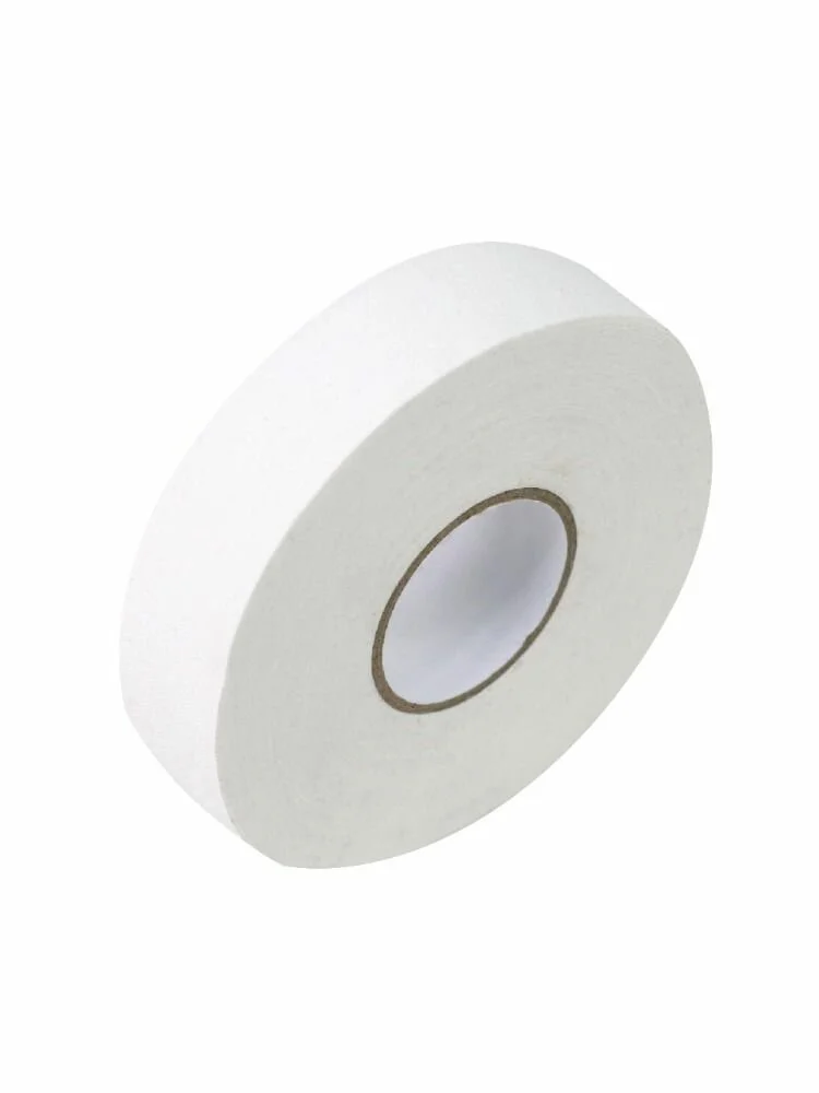 Реальное фото Лента хоккейная 25мм х 25м TechTeam белая 14936 от магазина Спортев