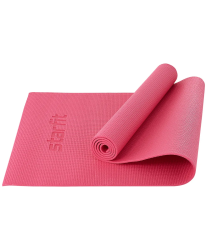 Коврик для йоги 173x61x0,6 см StarFit FM-101 PVC розовый 18903