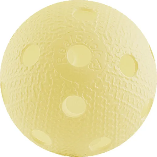 Реальное фото Мяч для флорбола RealStick IFF Approved, ванильный MR-MF-Va от магазина СпортЕВ