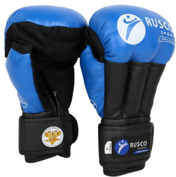 Перчатки для рукопашного боя RUSCO SPORT Классик синие 1120