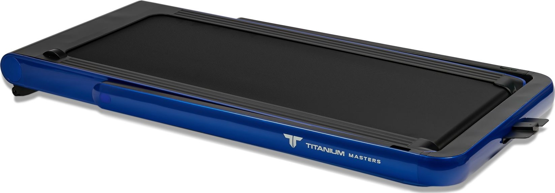 Реальное фото Беговая дорожка Titanium Masters Slimtech C20, синяя от магазина СпортЕВ