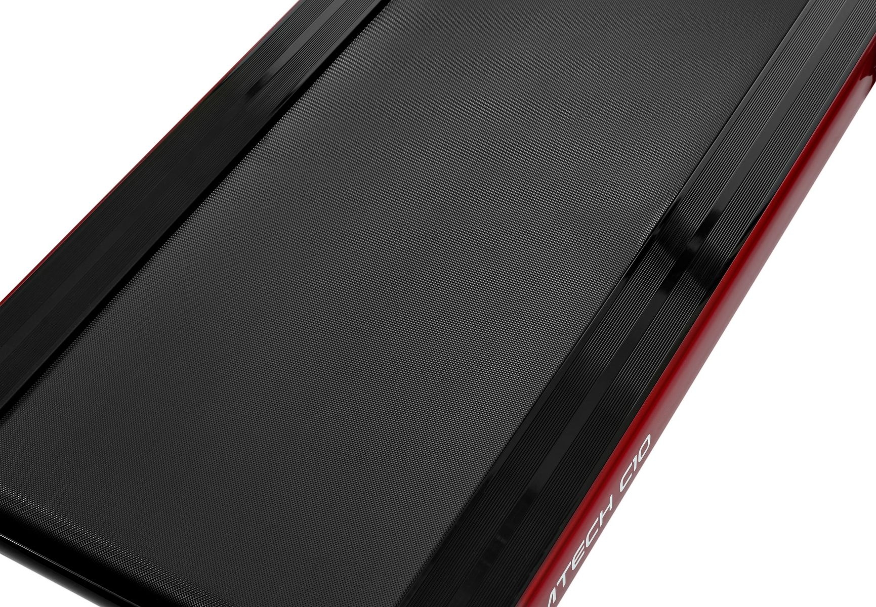 Реальное фото Беговая дорожка Titanium Masters Slimtech C10, красная от магазина СпортЕВ