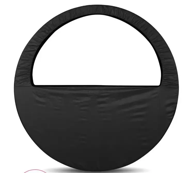 Реальное фото Чехол-сумка для обруча 60-90 см Indigo черный SM-083 от магазина СпортЕВ