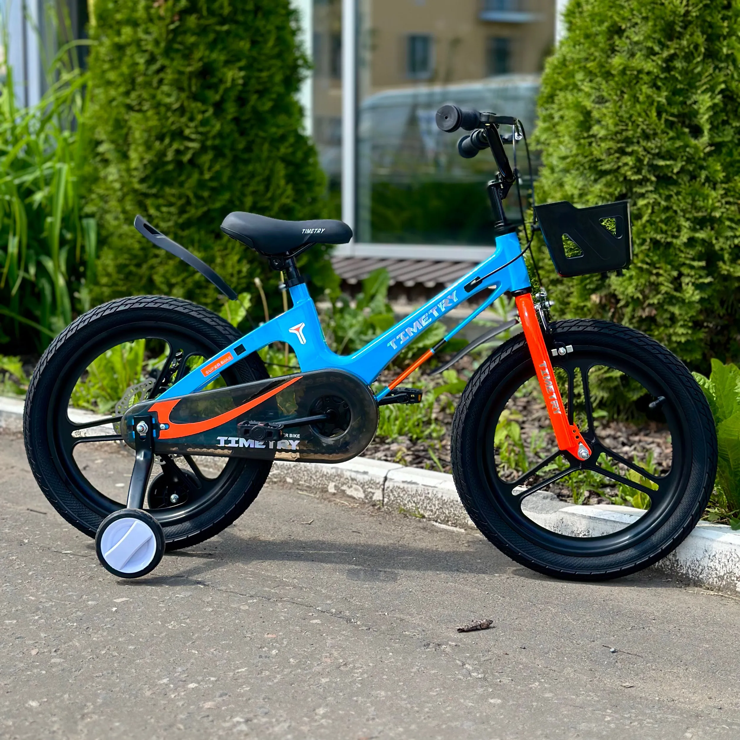 Реальное фото Велосипед Timetry TT5004 18" 1 скор. синий ЕВ26 от магазина Спортев