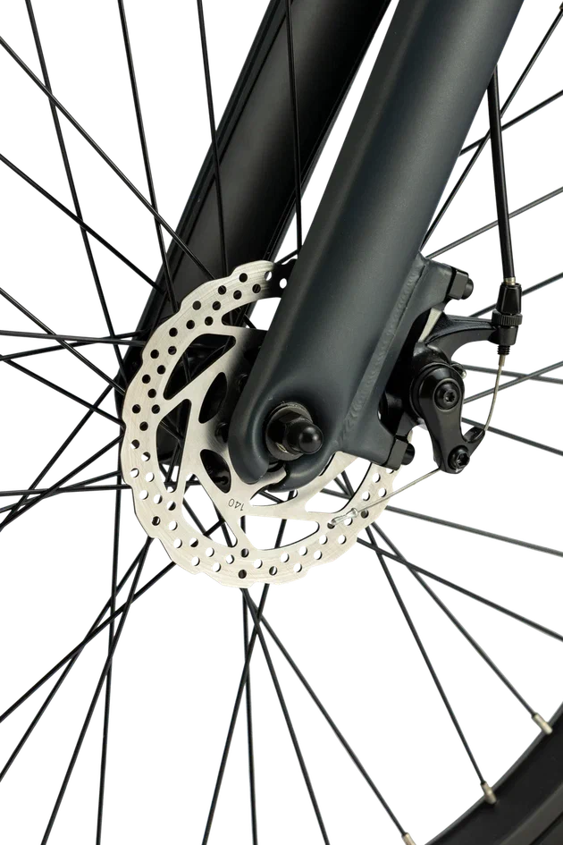 Реальное фото Электровелосипед Timetry D201 24" 1 скор. черный от магазина Спортев
