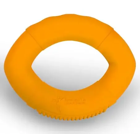 Реальное фото Эспандер-эллипс кистевой 30 кг оранжевый АЧ11602 от магазина Спортев
