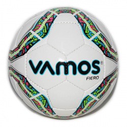 Мяч футбольный Vamos Fiero 32П №4 бело-желто-синий BV 2561-AFH