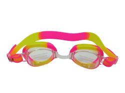 Очки для плавания Whale Y0AF-K3(CF-559A-3) детские розово-желтый/прозрачный
