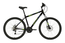 Велосипед Black One Onix 27.5 D Alloy (2021) чёрный/зелёный/серый