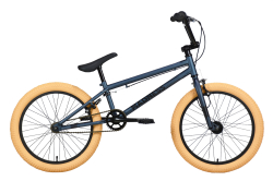 Велосипед Stark Madness BMX 1 (2022) темно-синий/черный/кремовый