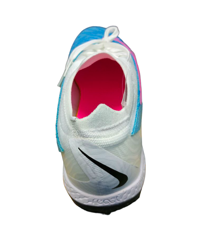 Реальное фото Бутсы Nike Phantom GX Elite turf голубой/белый от магазина Спортев