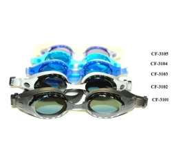 Очки для плавания Whale Y03105(CF-3105) для взрослых белый/фиолетовый