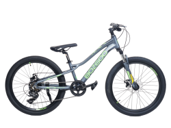 Велосипед BOZGOO Bambino 24" графит/зеленый 30107