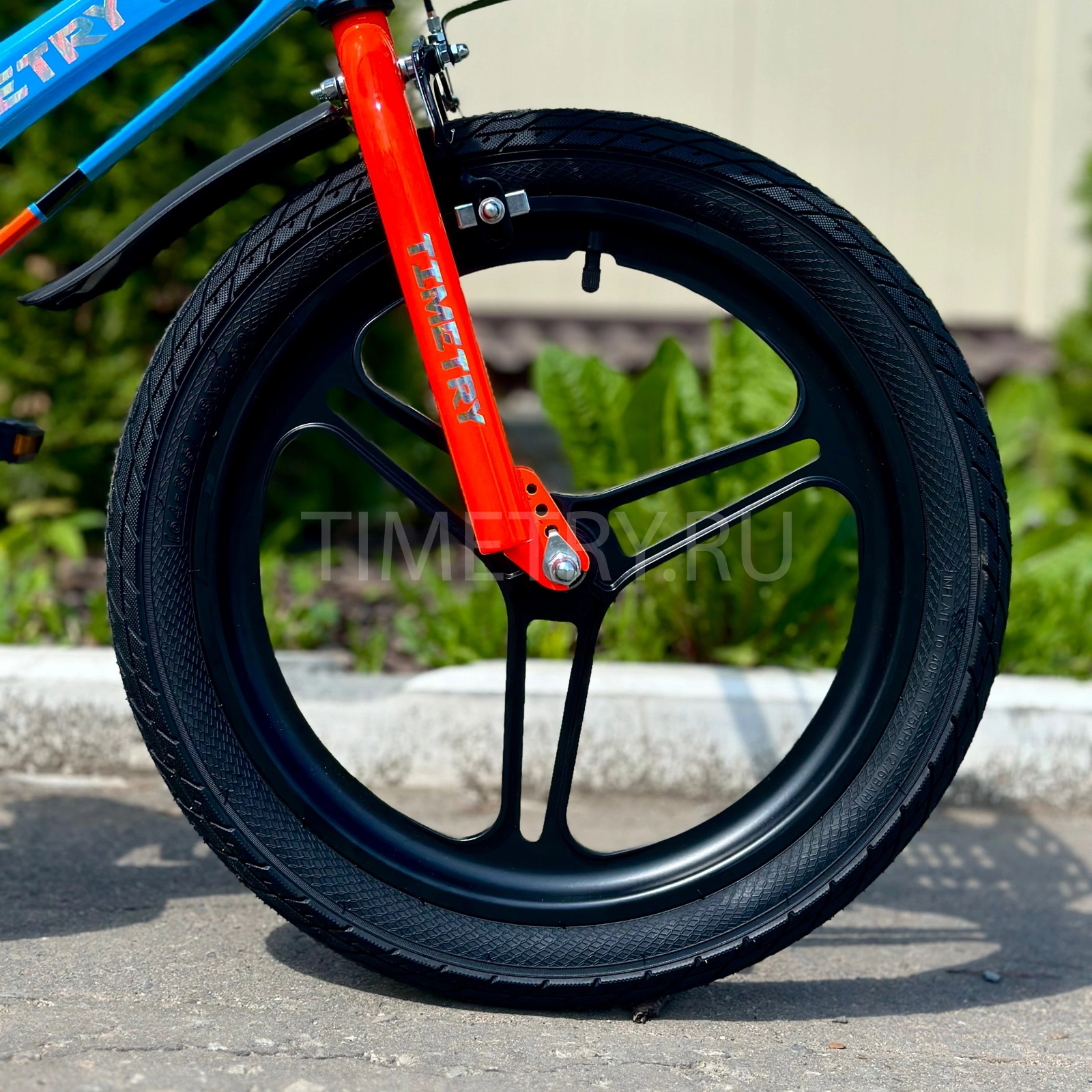 Реальное фото Велосипед Timetry TT5007 18" 1 скор. синий ЕВ26 от магазина Спортев