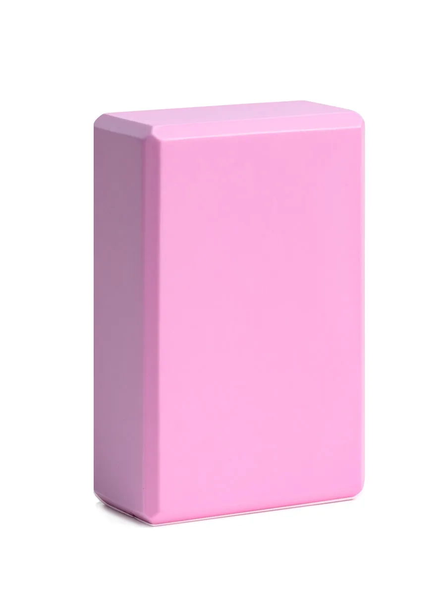 Реальное фото Блок для йоги Hawk YW-6013/P розовый от магазина СпортЕВ