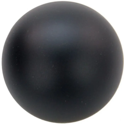 Мяч для метания резиновый 150 г черный 5542