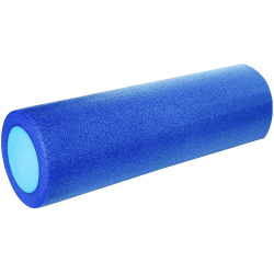 Ролик для йоги 45х15 см PEF100-45-X полнотелый синий/голубой 10021380