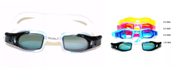 Очки для плавания Whale Y03603(CF-3603) для взрослых розовый/прозрачный