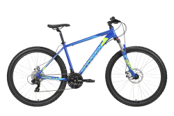 Велосипед Stark Hunter 27.2 D (2023) насыщенный синий/голубой металлик