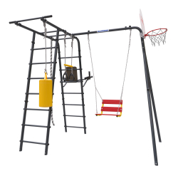 ROMANA Спорт (антрацит) (с цепными качелями) 103.20.07+1.Д-26.02