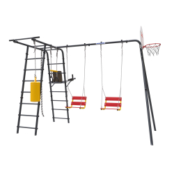 ROMANA Спорт Плюс 2 (антрацит) (с цепными качелями) 103.20.08+1.Д-26.02+1.Д-26.02