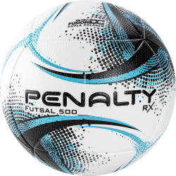 Мяч футзальный Penalty Futsal 500 RX XXI №4 бело-черно-голубой 5212991140-U