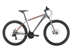 Велосипед Stark Hunter 27.5+ 2 HD (2022) серый/оранжевый