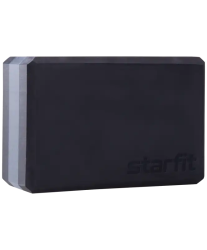 Блок для йоги StarFit YB-201 EVA 22.8х15.2х10 см черно-серый 16643