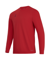 Футболка баскетбольная с длинным рукавом DIVISION PerFormDRY Pre-Match Longsleeve Jersey, красный Jögel