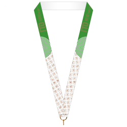 Лента для медали ГТО вид 5 зеленая (1-сторонняя, 25 мм)