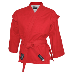 Куртка для самбо BoyBo красная BSJ120