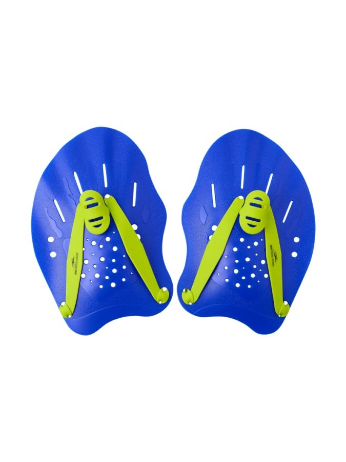 Реальное фото Лопатки для плавания 25DEGREES Alfa 25D22008 синий/лайм 1727 от магазина Спортев