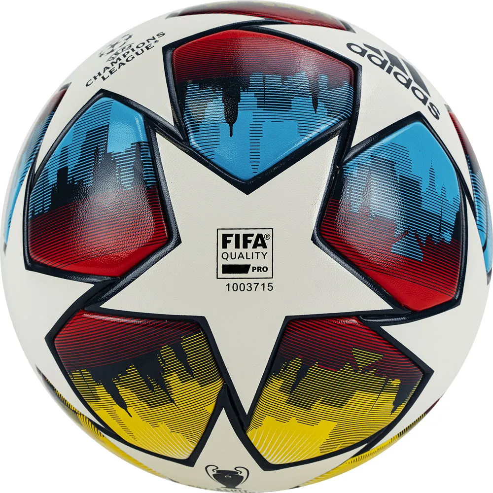 Реальное фото Мяч футбольный Adidas UCL Competition St.Petersburg №5 FIFA Pro мультиколор H57810 от магазина СпортЕВ