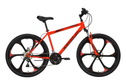 Велосипед Black One Onix 26 D FW (2022) красный/чёрный/красный