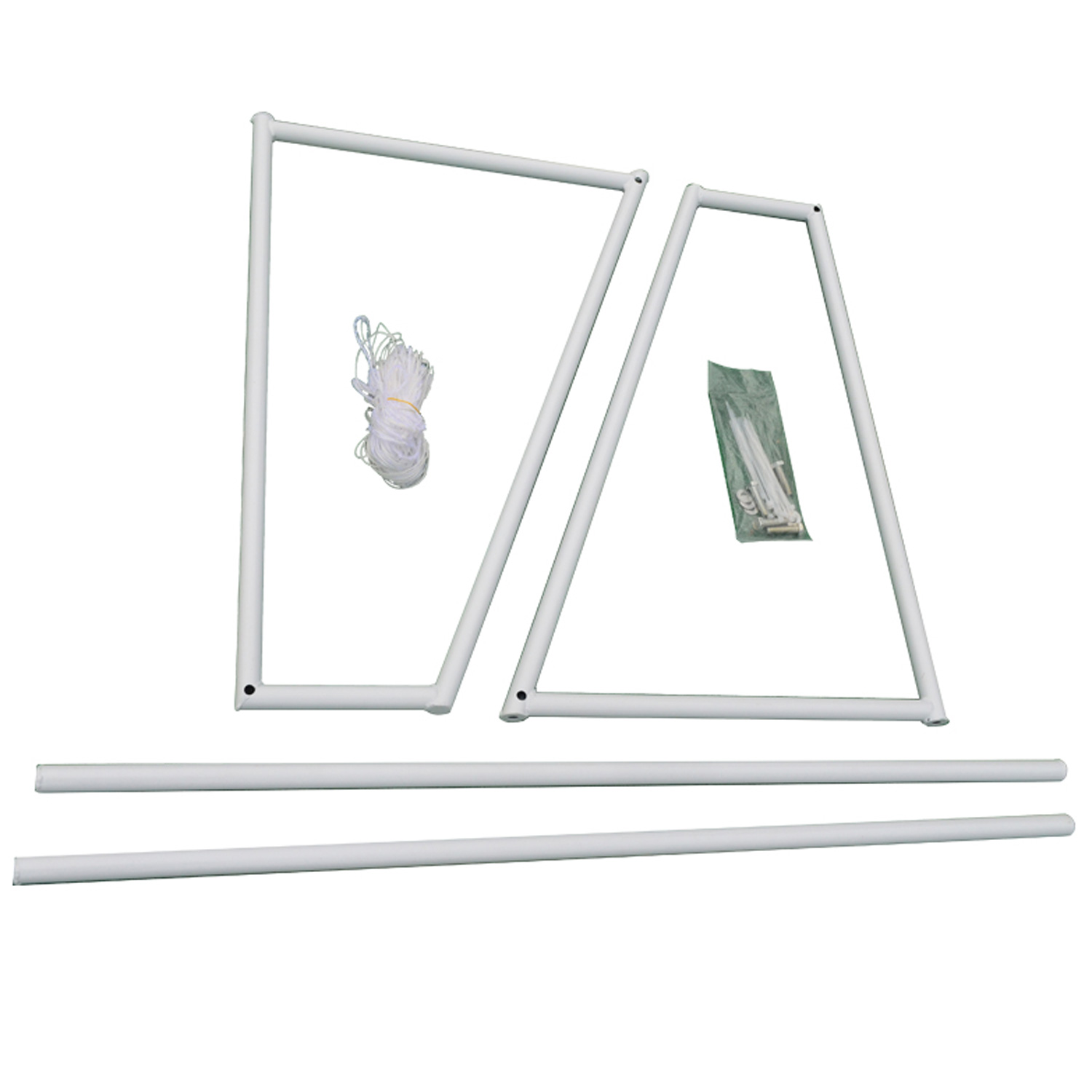 Реальное фото Ворота игровые DFC  GOAL240T 240x150x65cm  с тентом для отрабатывания ударов от магазина Спортев