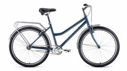 Велосипед Forward Barcelona 26 1.0 (2021) серый/бежевый