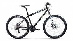 Велосипед Forward Sporting 27.5 2.2 disc (2021) черный/белый RBKW1M17G017 Велосипед Forward Sporting 27.5 2.2 disc (2021) черный/белый RBKW1M17G017