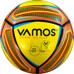 Мяч футбольный Vamos Campo Pro Plus 20П №5 желтый BV 1064-WCP