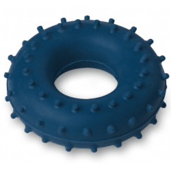 Эспандер-кольцо кистевой 25 кг массажный синий ЭРКМ-25