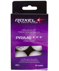 Мяч для настольного тенниса Roxel 3* Prime белый (1 шт) 15364/1