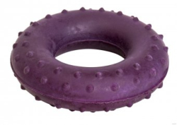 Эспандер-кольцо кистевой 40 кг массажный фиолетовый ЭРКМ-40