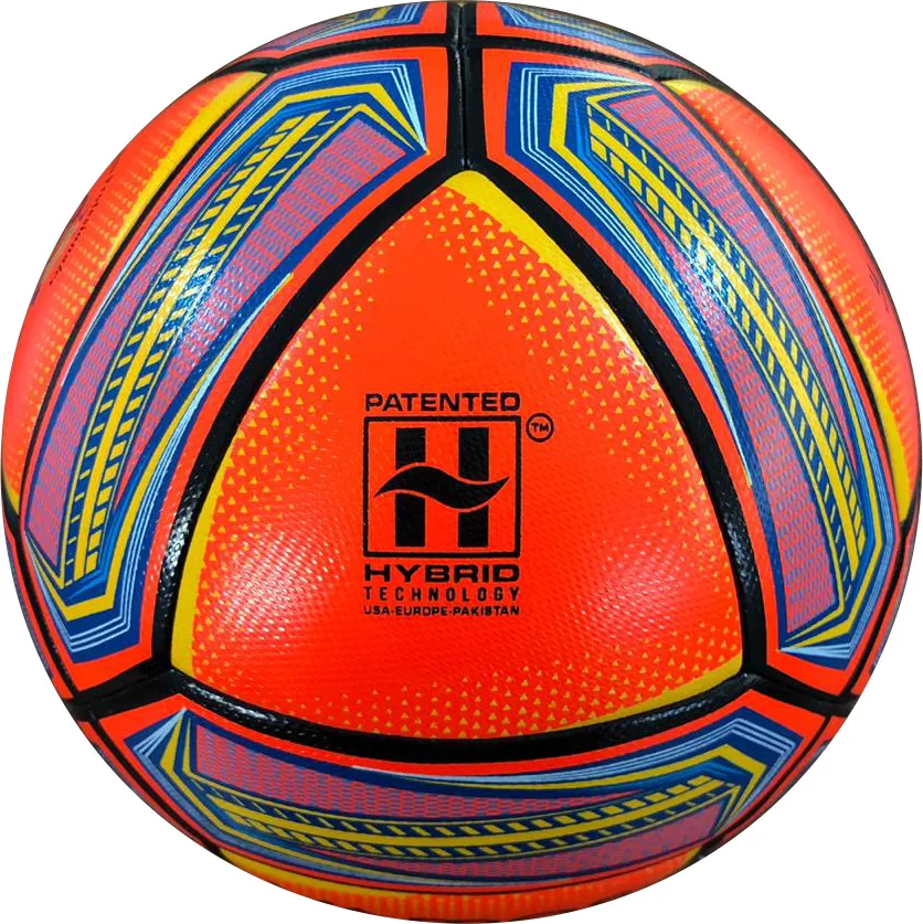 Реальное фото Мяч футбольный Vamos Campo Pro 20П №4 оранжевый BV 1074-WCP от магазина СпортЕВ