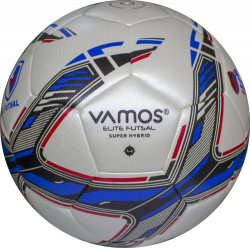 Мяч футзальный Vamos Futsal Elite 32П №4 бело-синий BV 2340-WFG