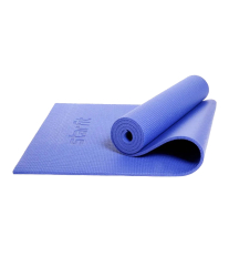 Коврик для йоги 173x61x0,8 см StarFit FM-101 PVC темно-синий 18906