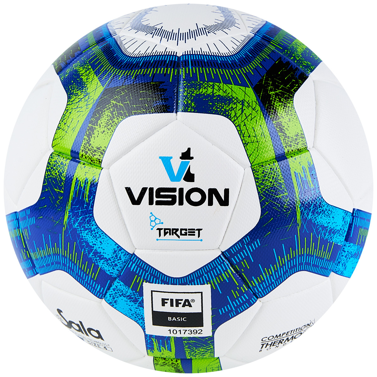 Мяч футзальный Vision Target №4 FIFA Basic ПУ белый/синий FS324094 Реальное фото Мяч футзальный Vision Target №4 FIFA Basic ПУ белый/синий FS324094 от магазина Спортев