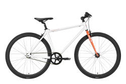Велосипед Stark Terros 700 S (2022) белый/оранжевый