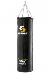 Мешок боксерский Effort Pro 60 кг мет. кольцо/цепи, (тент), 115 см, d 35 см E256