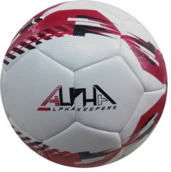Мяч футбольный AlphaKeepers Hybrid Pro Game №5 white\red 83017C5