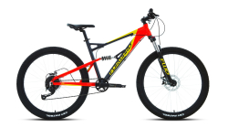 Велосипед Forward Flare 27,5 2.0 disc (2021) темно-серый/красный